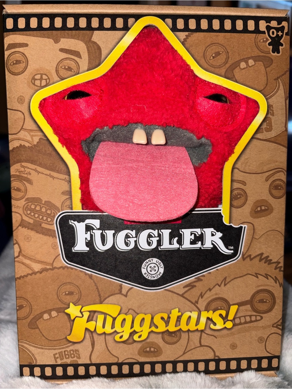 Fuggler 9” Red Star Plush Toy by Fuggler - Fugg Stars - Chunky McDunky
